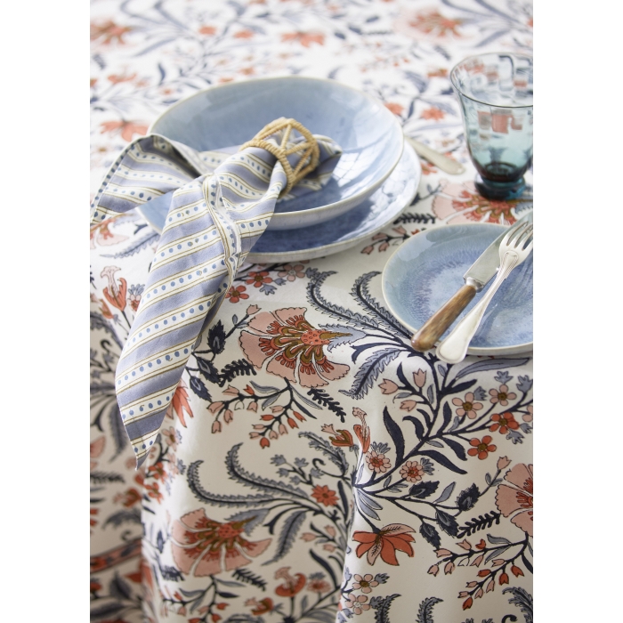 COLLECTION PROVENCE Tischdecke Lily bleu 150 x 250 cm