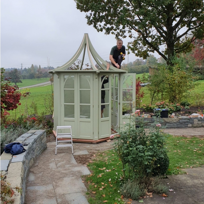 Englisches Gartenhaus Aufbau Doku Hsp Gartenhaus